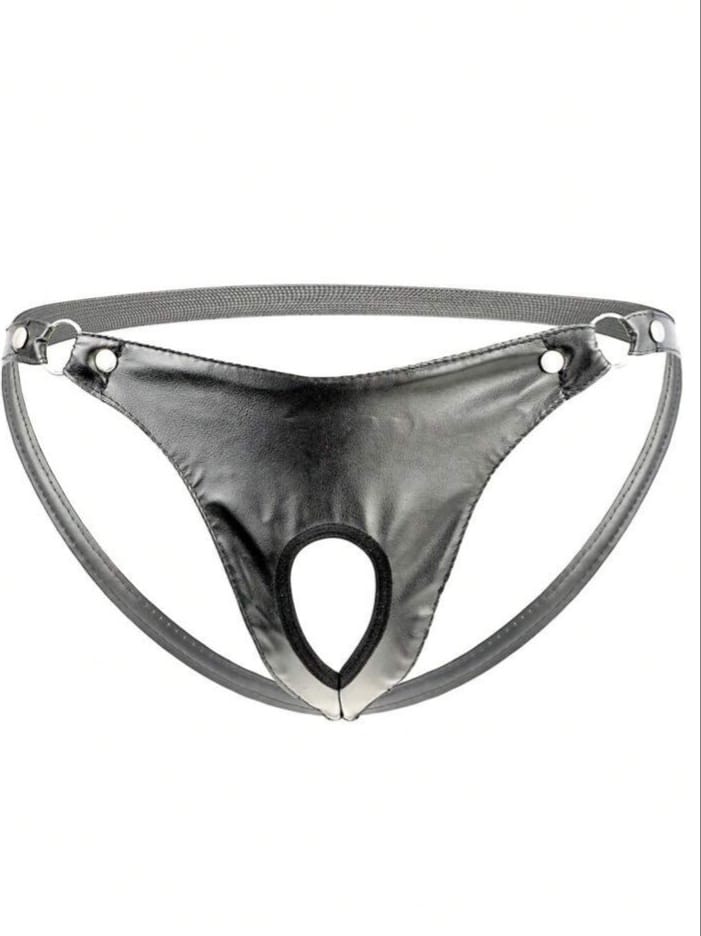 Silk Panty Pu Leather Comfortable Underwear